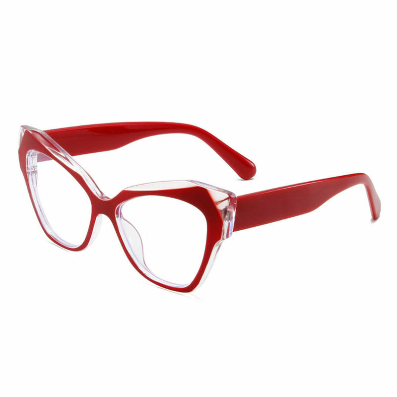 Rhod Cat Eye Red Glasses