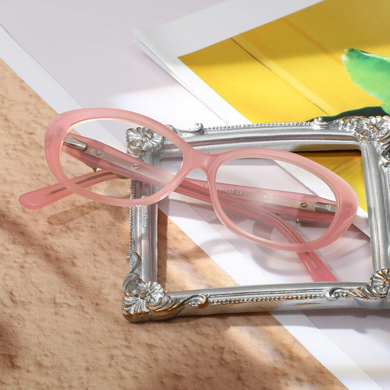 Emmi Cat Eye Pink Glasses