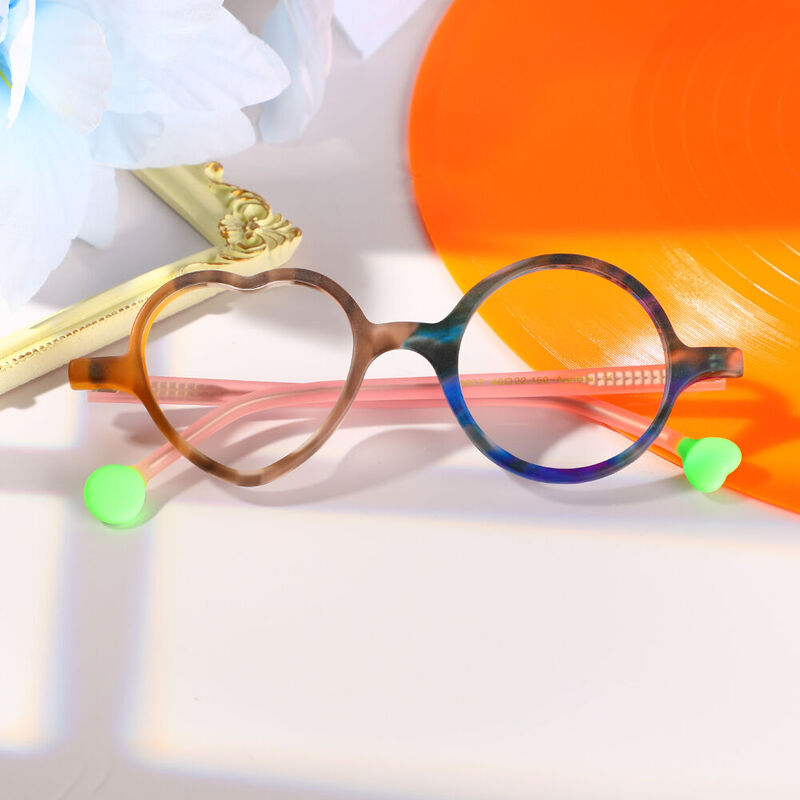 Jeremy Round Brown Glasses