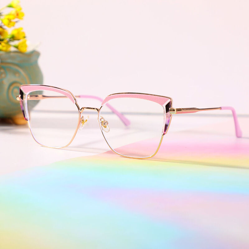 Dupont Cat Eye Purple Glasses