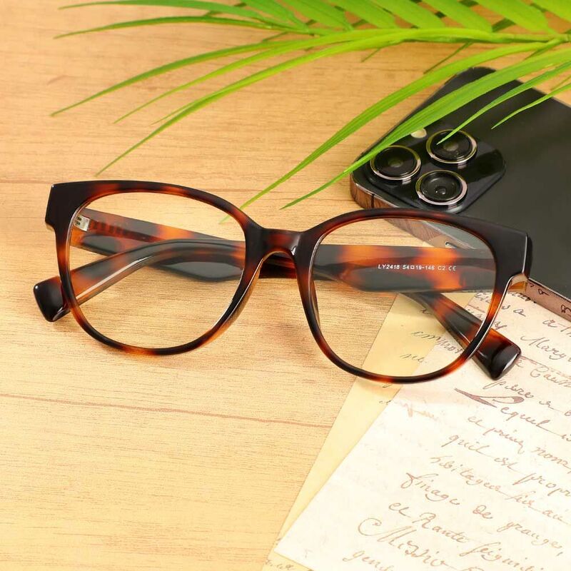 Wade Square Tortoise Glasses
