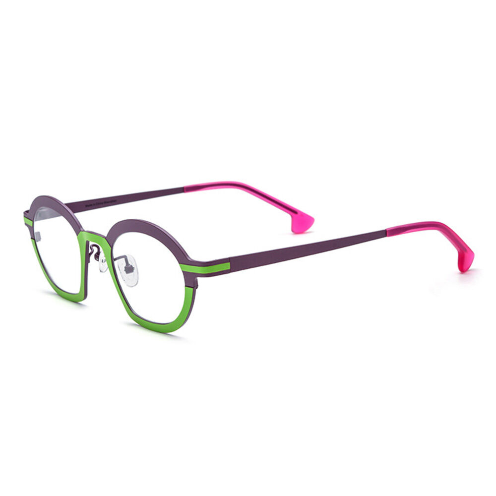 Bartholom Ovale Lila Brille