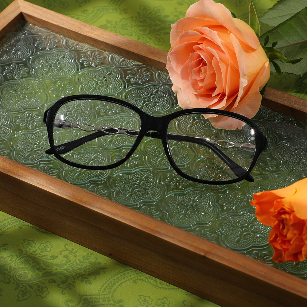 Antoni Quadratische Schwarze Brille