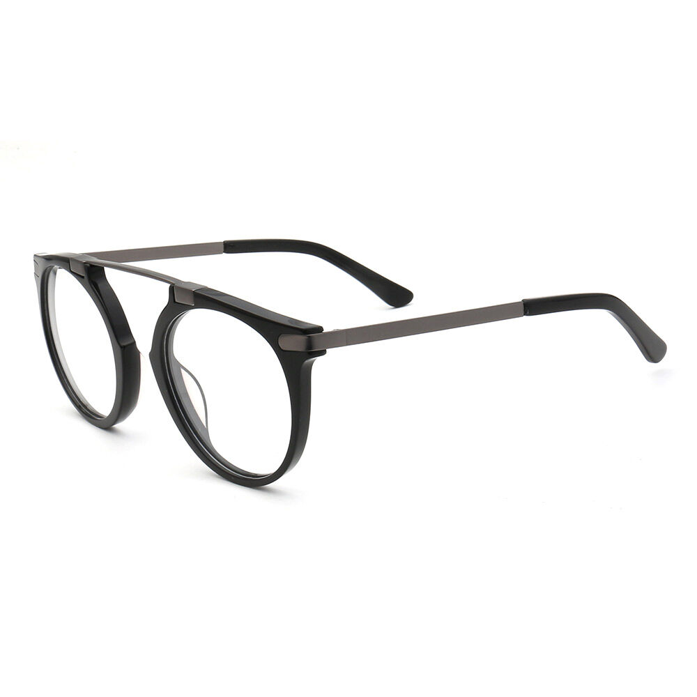 Chestert Aviator Black Glasses