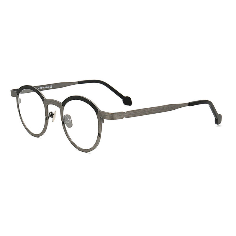 Capsule Round Grey Glasses