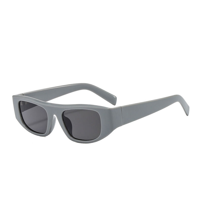 Ginny Oval Gray Sunglasses