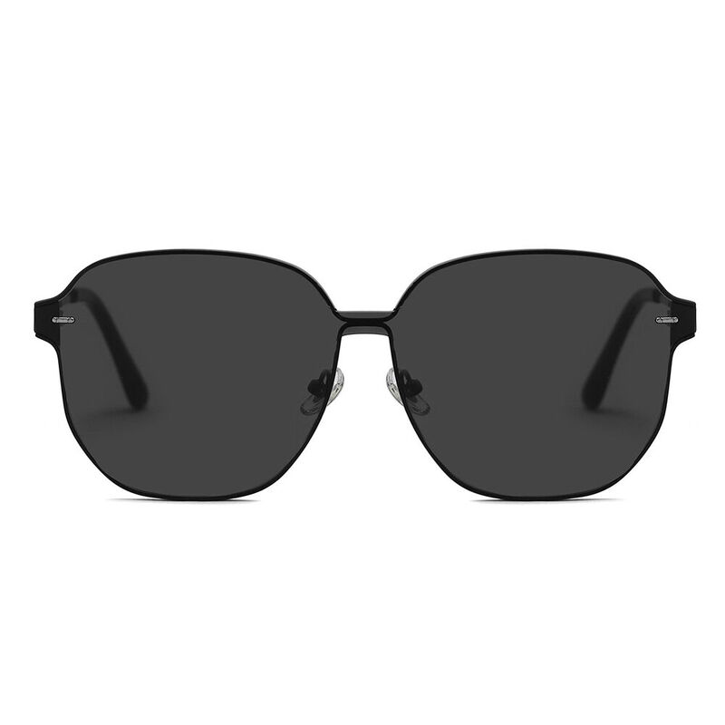Yuma Square Black Sunglasses
