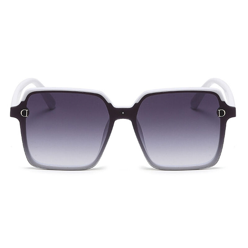 Natalo Square White Sunglasses