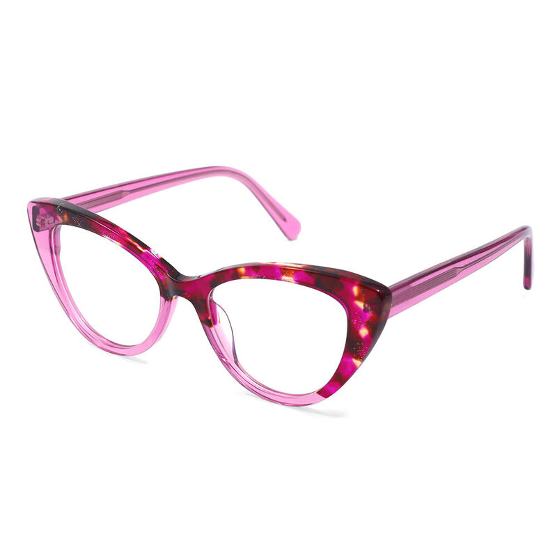 Hobbes Cat Eye Purple Glasses