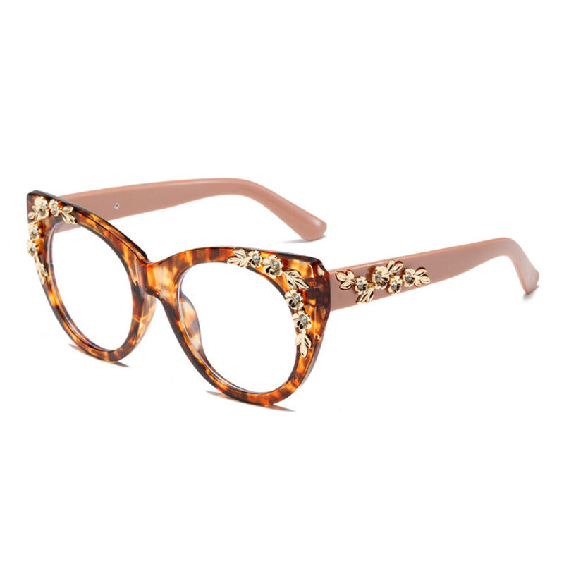 Earu Cat Eye Tortoise Glasses