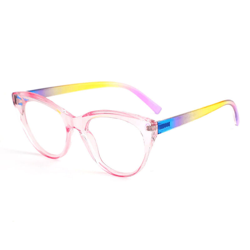Lunettes de Vue Eleanore Cat Eye Rose Clair