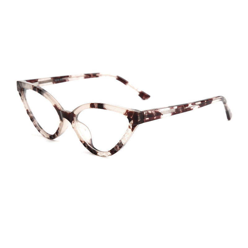 Abigail Cat Eye Braune Brille