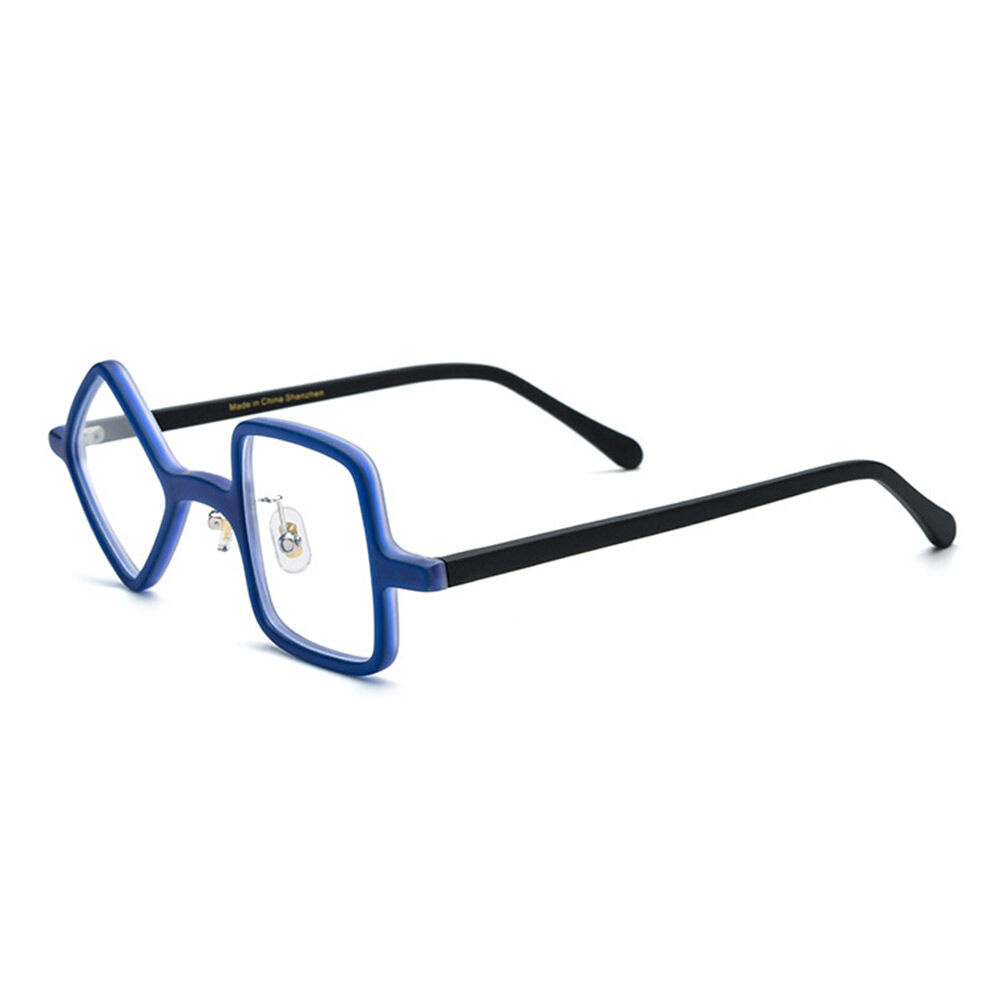 Van Square Blue Glasses