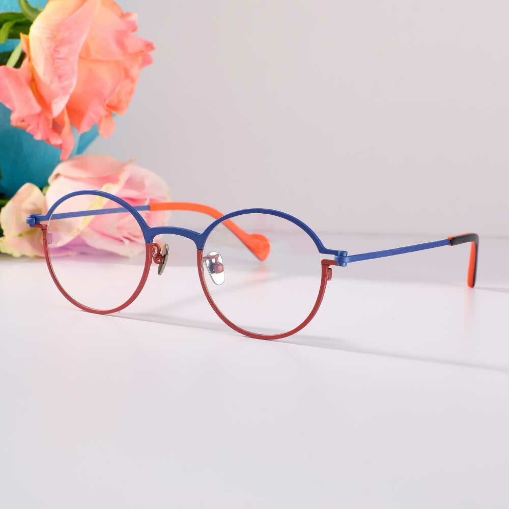 Lunettes de Vue Cook Ronde Bleu