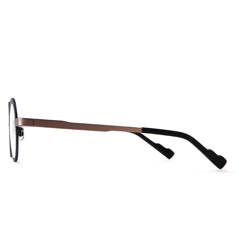 Machinist Round Beige Glasses