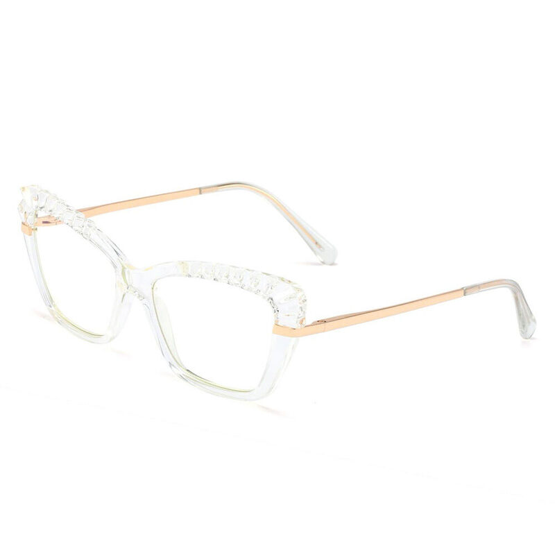Kiele Cat Eye Clear Glasses
