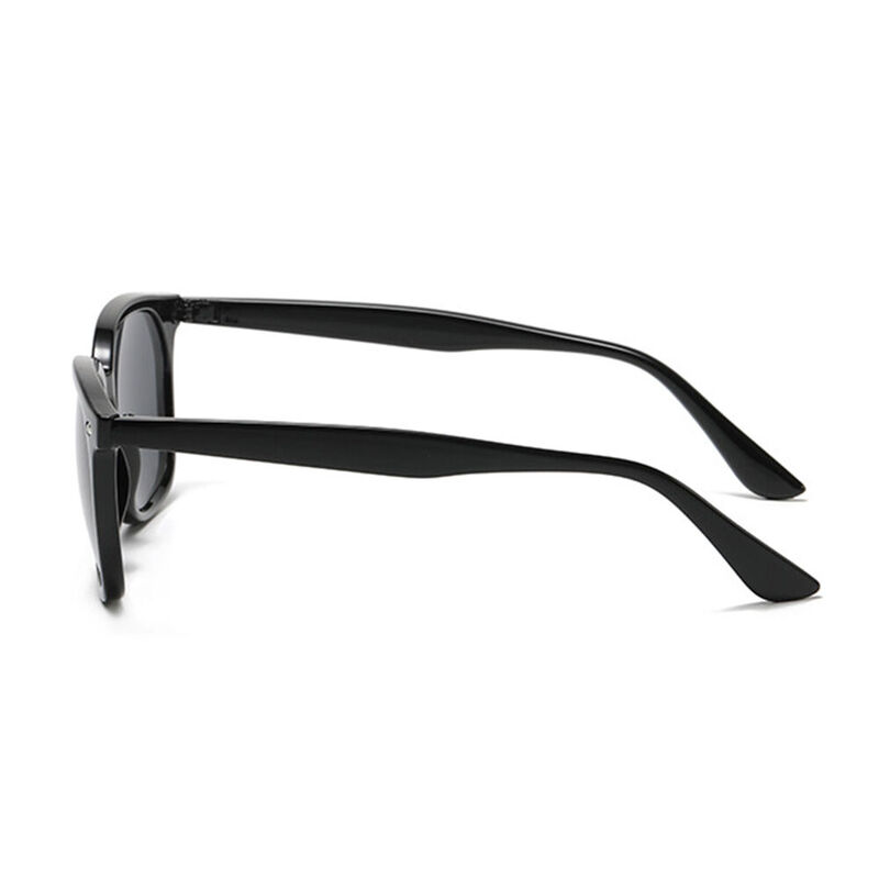 Nat Square Black Sunglasses