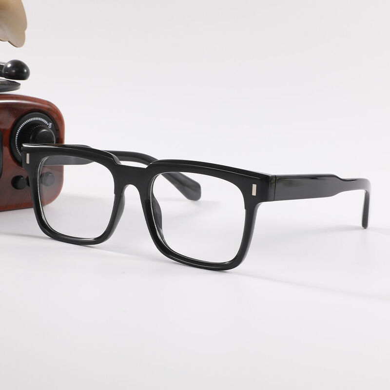 Galaxy Quadratische Schwarze Brille