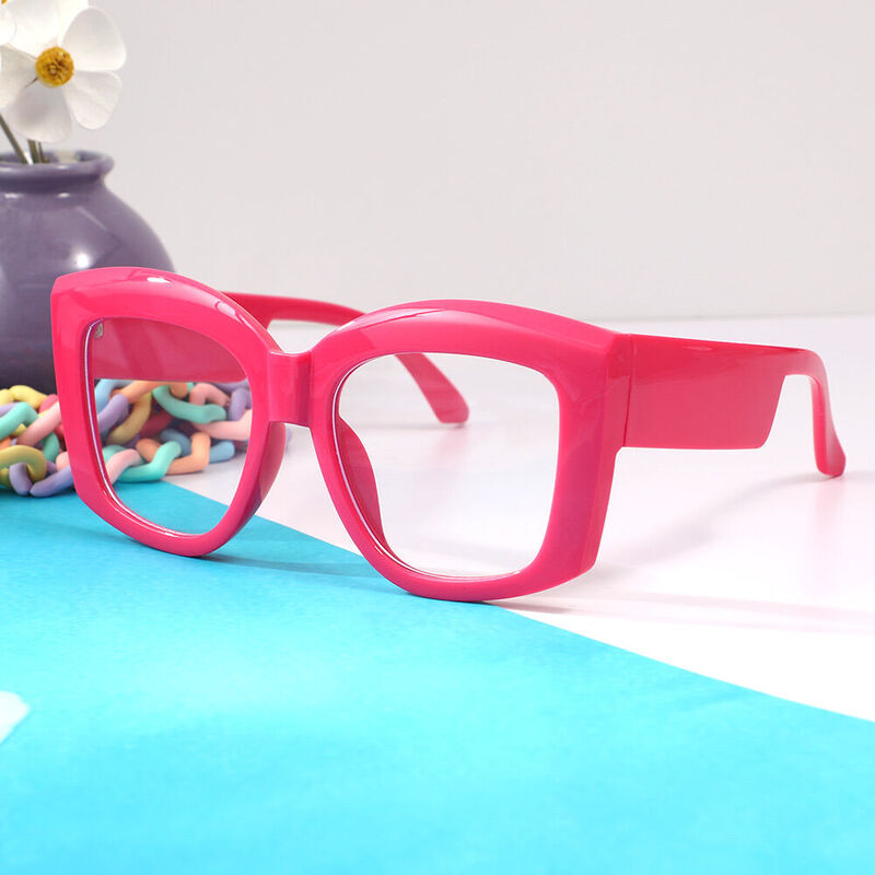 Baro Oval Pink Glasses