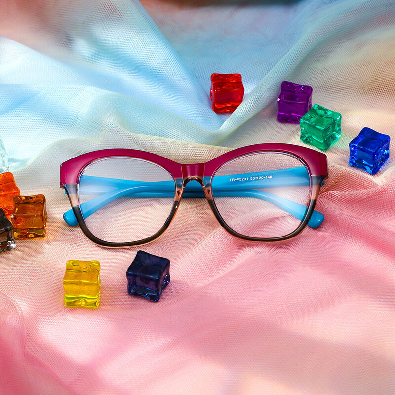 Lenee Cat Eye Pink Glasses