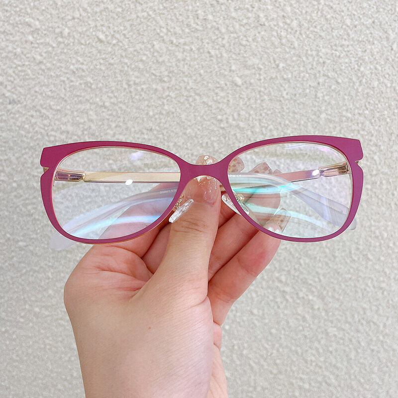 Harles Cat Eye Pink Glasses