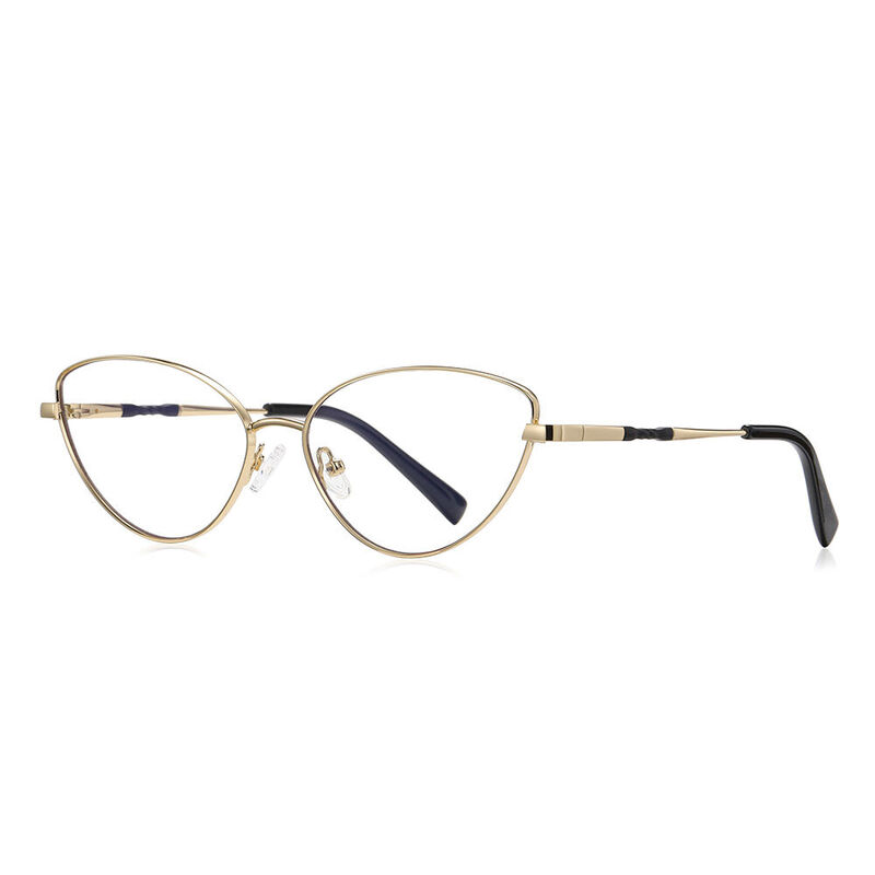 Holmes Cat Eye Gold Glasses