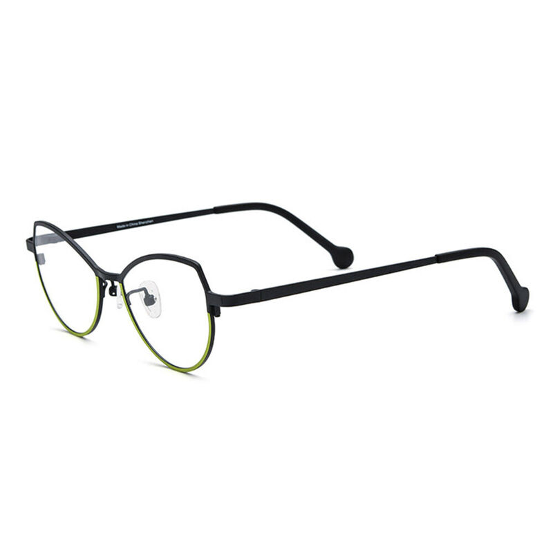 Newman Cat Eye Black Glasses