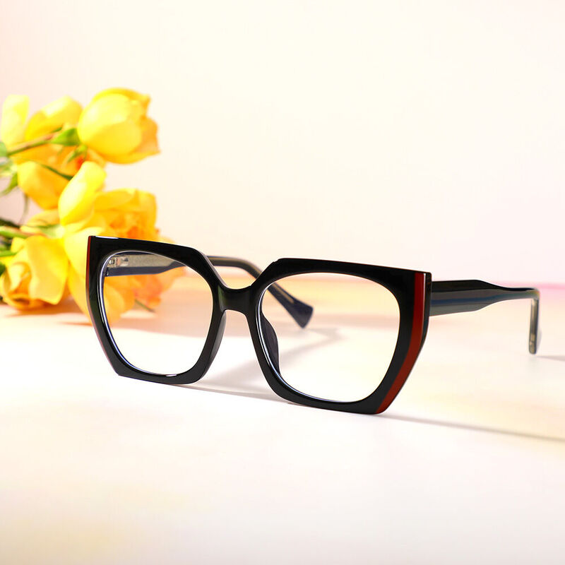 Sophy Cat Eye Black Glasses