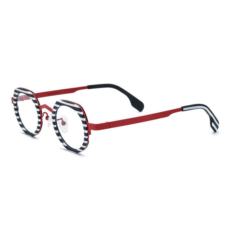 Lunettes de Vue Congreve Ronde Noir Blanche