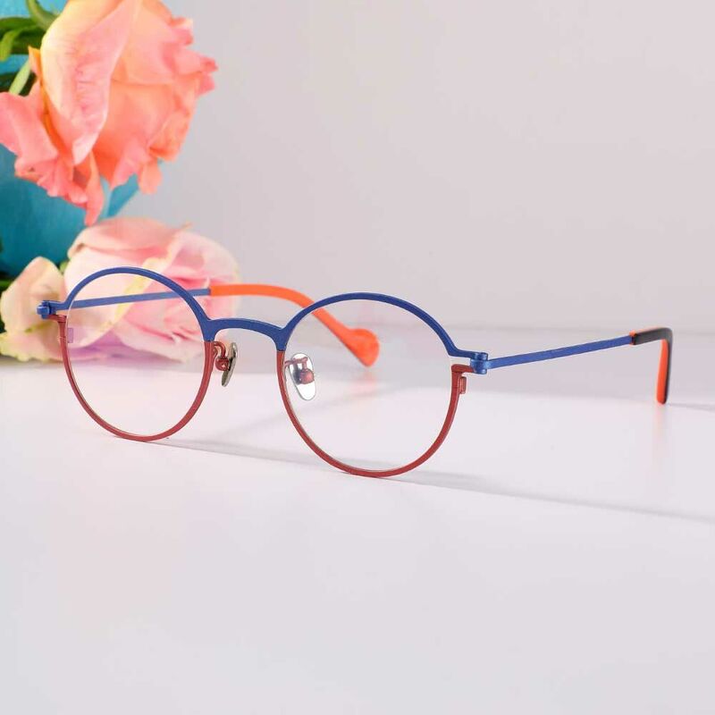 Cook Round Blue Glasses