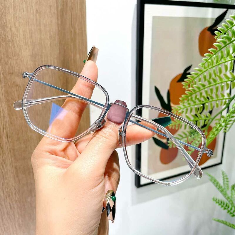 Miranda Square Clear Glasses