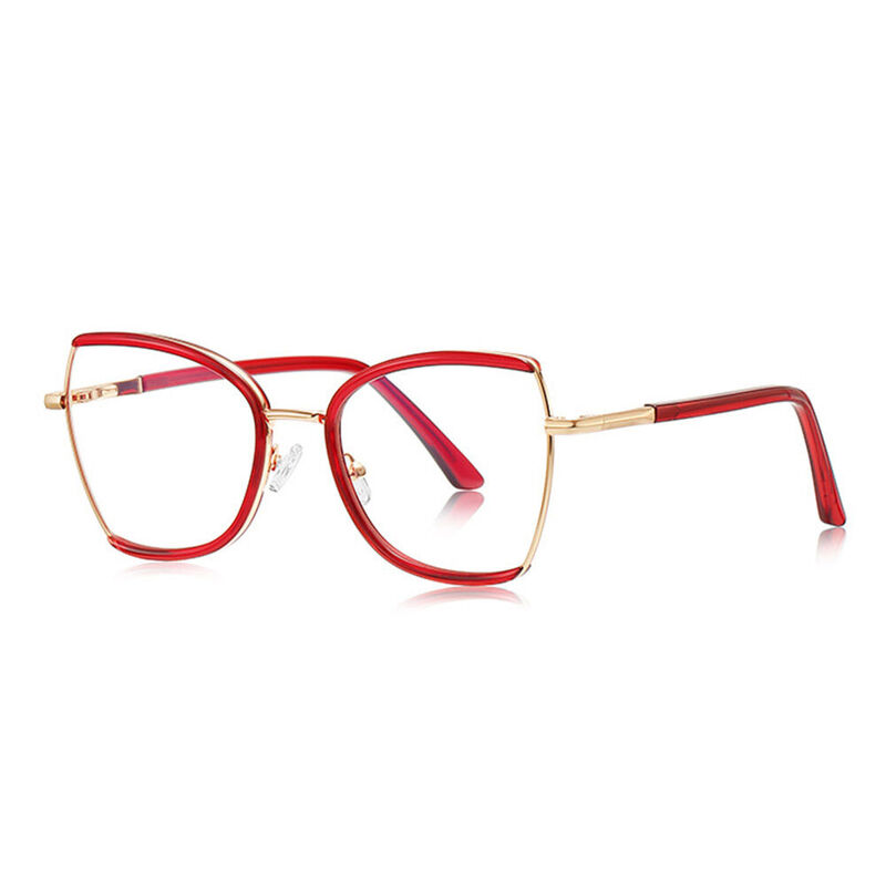 Novia Cat Eye Rote Brillen