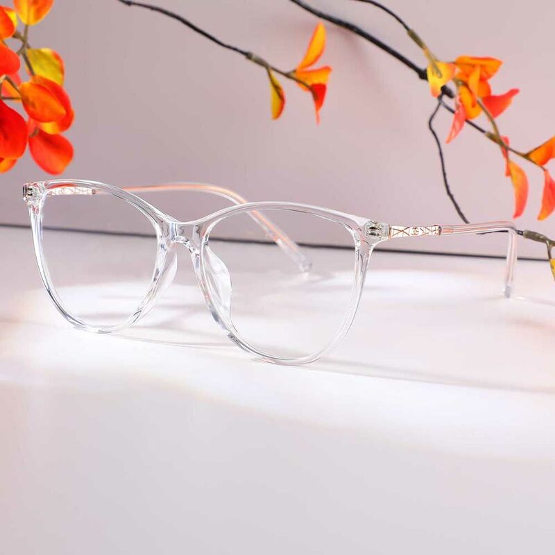 Eleanore Cat Eye Klare Brille
