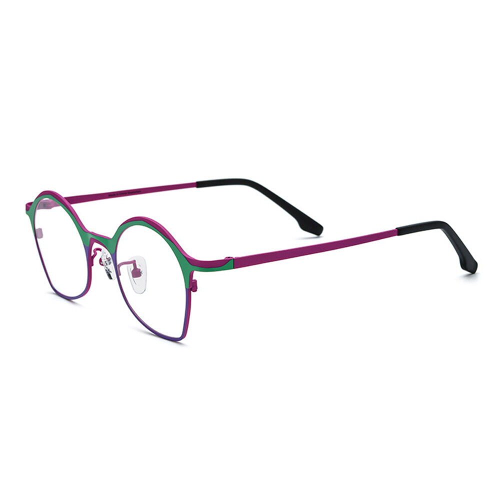 Bets Oval Purple Glasses