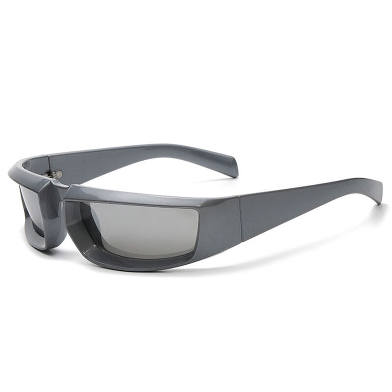Madison Rectangle Silver Sunglasses