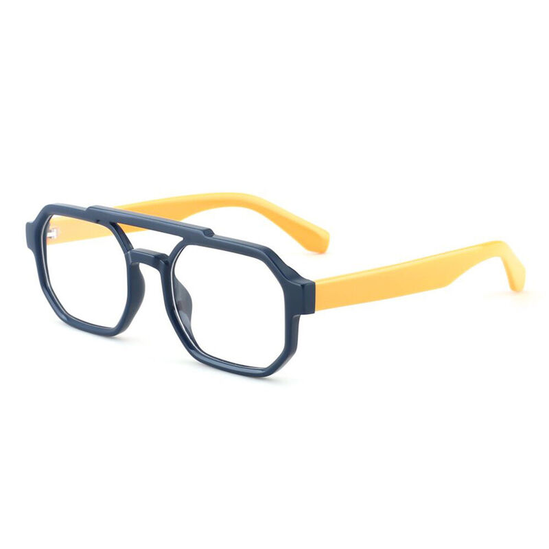 Tarik Aviator Blue Glasses