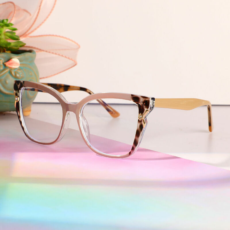 Steeln Cat Eye Grey Glasses