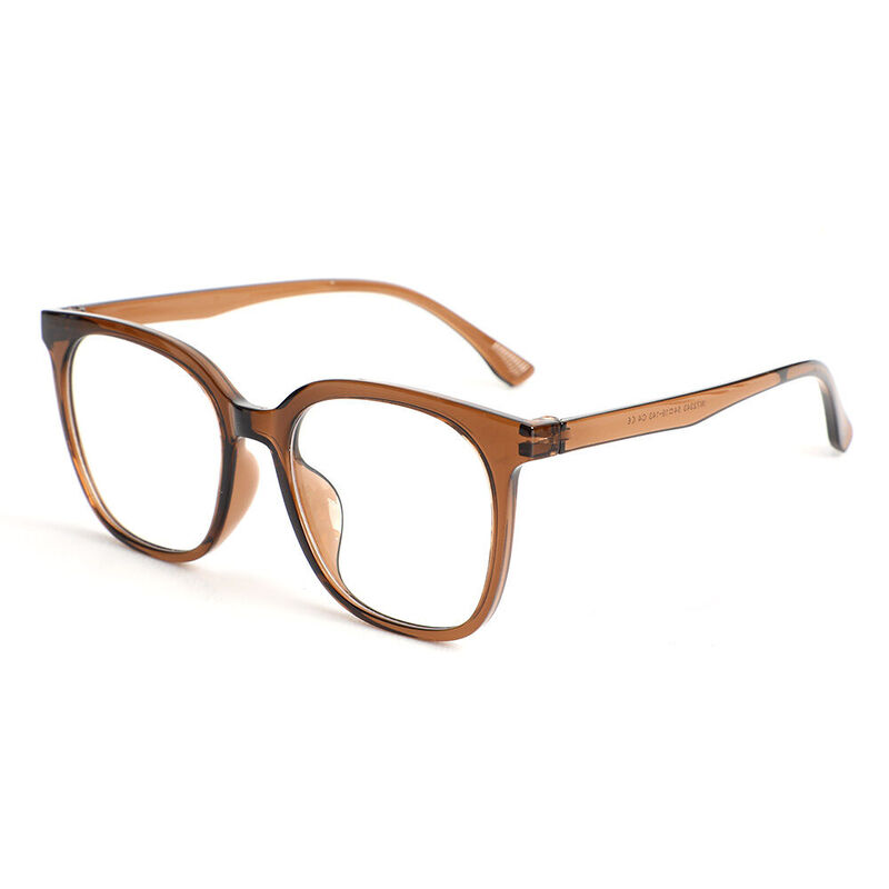 Gilbert Square Brown Glasses
