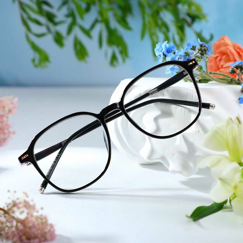 Gavin Square Black Glasses