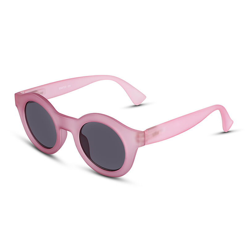 Candy Sweet Round Pink/Grey Sunglasses