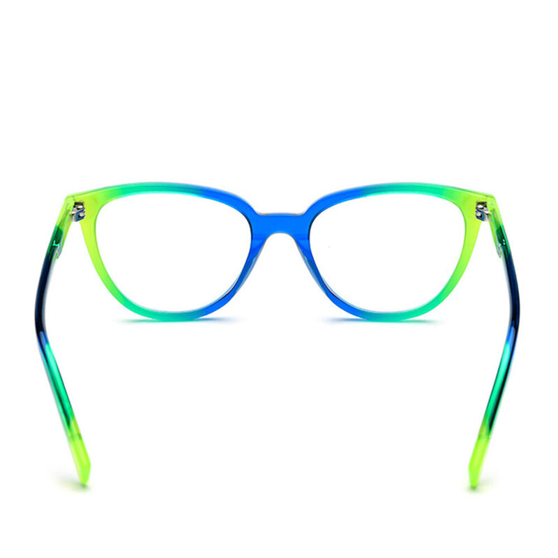 Dailey Oval Green Glasses
