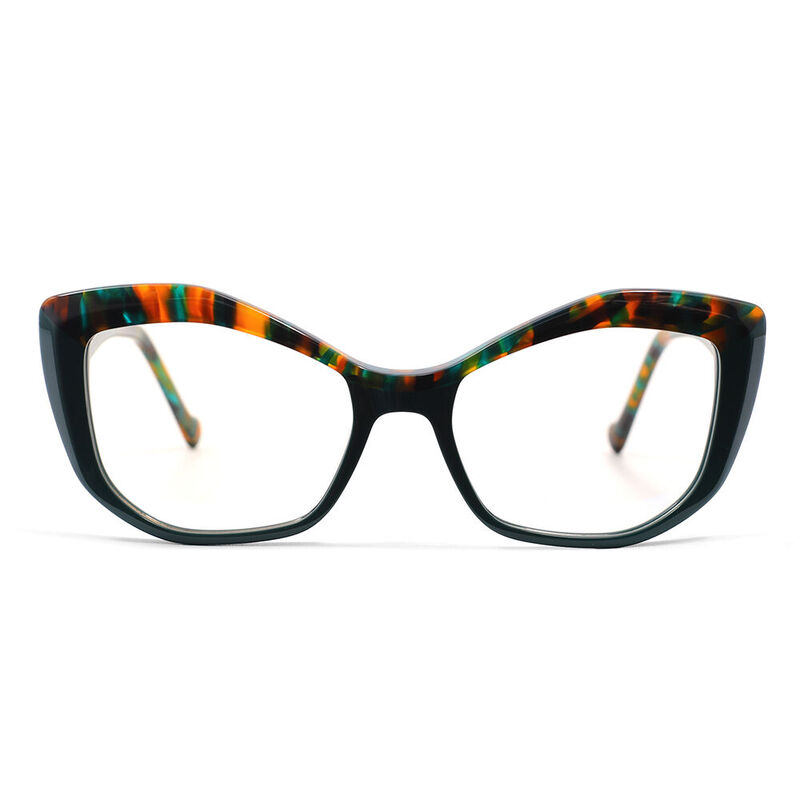 Sallins Cat Eye Green Glasses