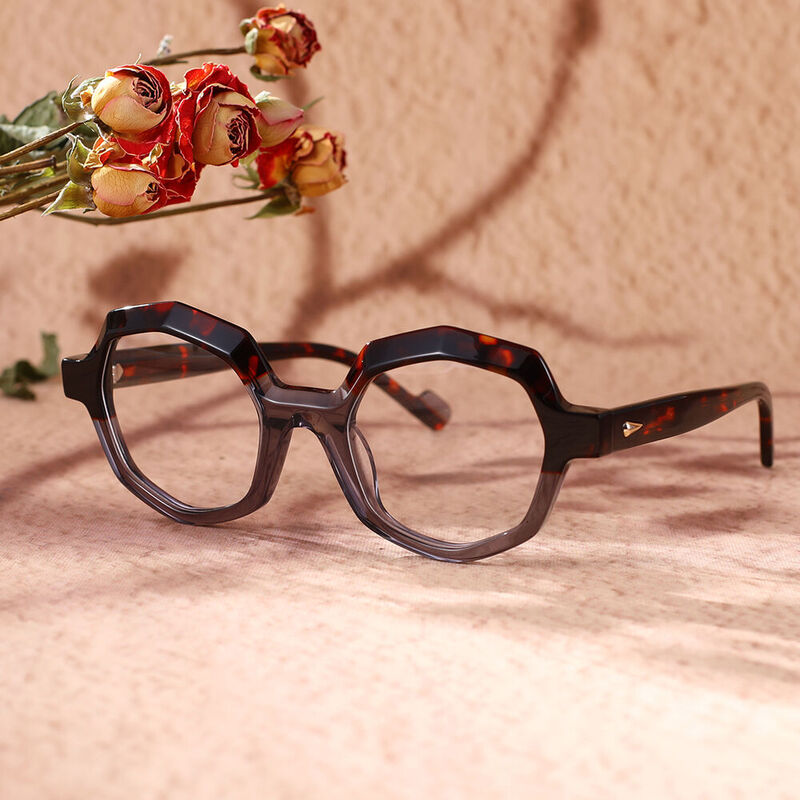 Geoffrey Geometric Tortoise Glasses