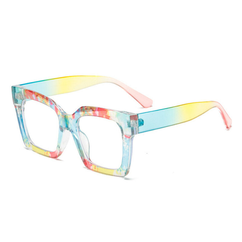 Joycu Square Yellow Glasses