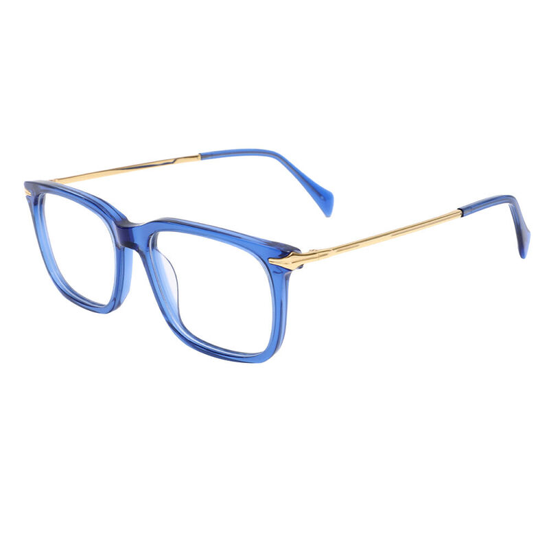 Thomson Rectangle Blue Glasses