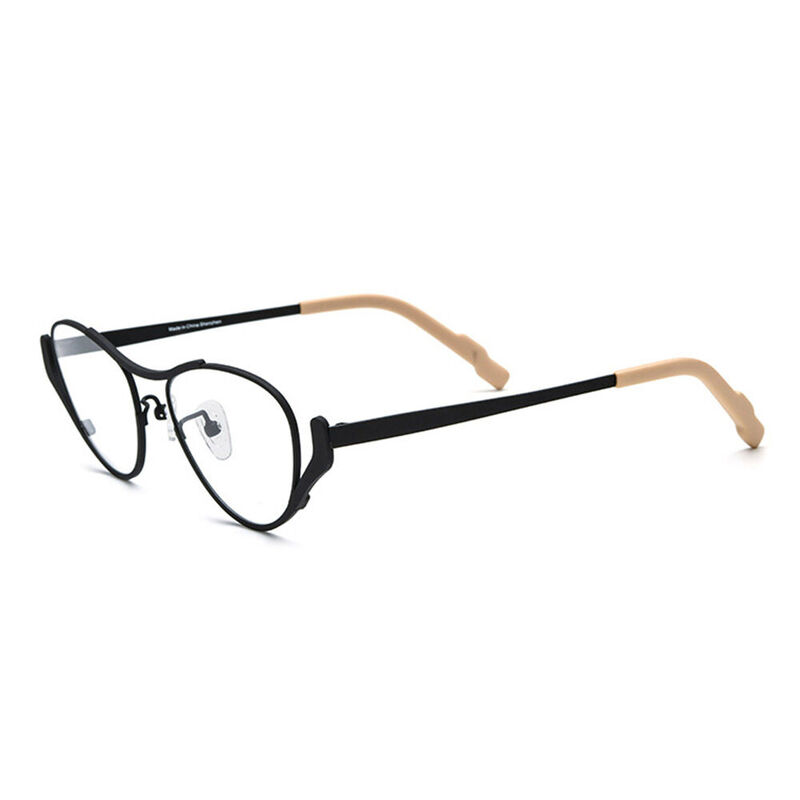 Norton Oval Black Glasses