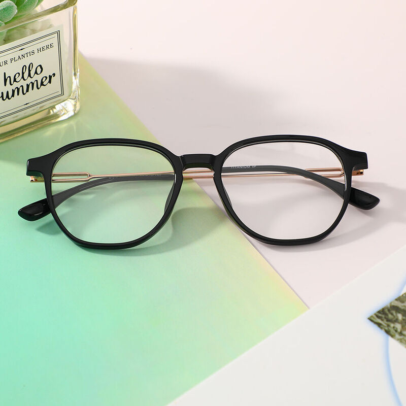Darwin Square Black Glasses