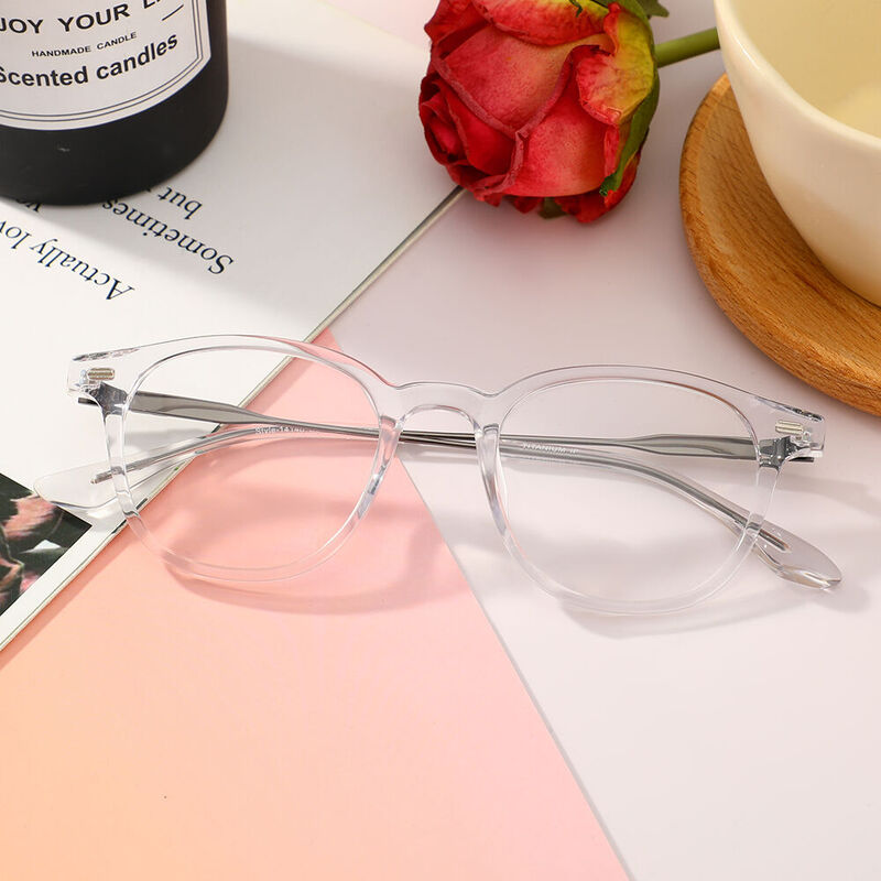 Alger Square Clear Glasses