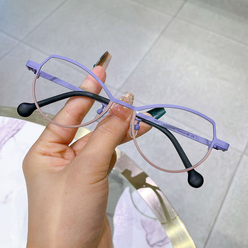 Newman Cat Eye Blue Glasses