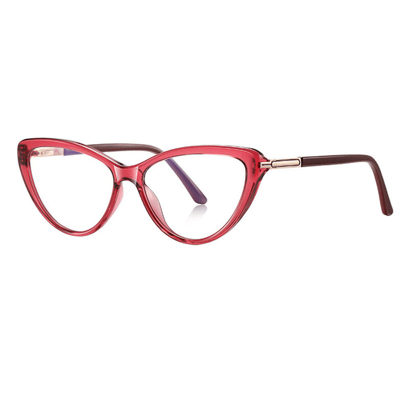 Natividad Cat Eye Rote Brillen